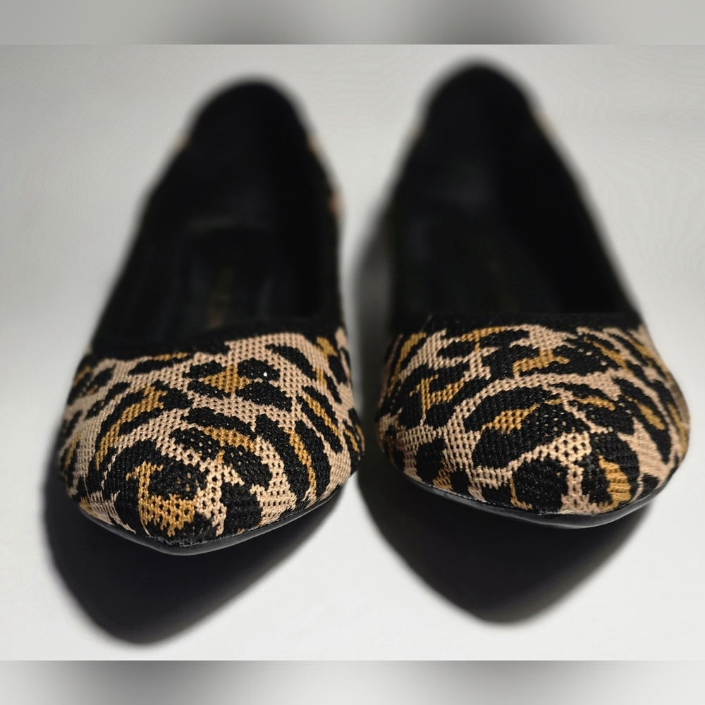 NEW Anne Klein Leopard Size 6.5 Print Women's Flats - Picture 3 of 8